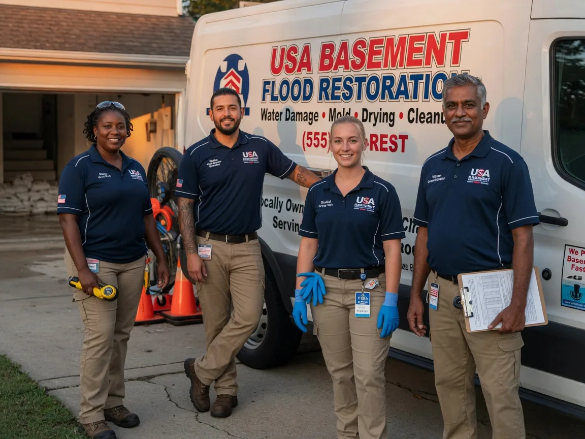 Basement Flood Cleanup company in La Farge, WI