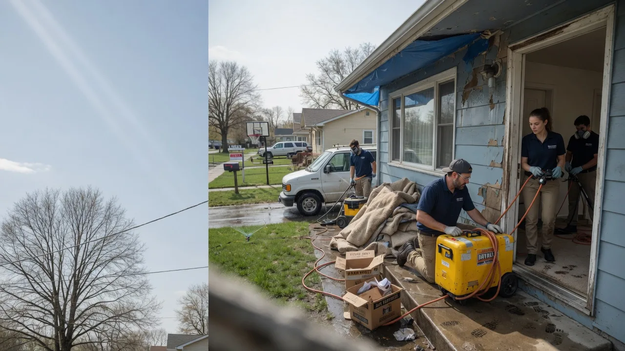 Basement Flood Cleanup in La Farge, WI near me